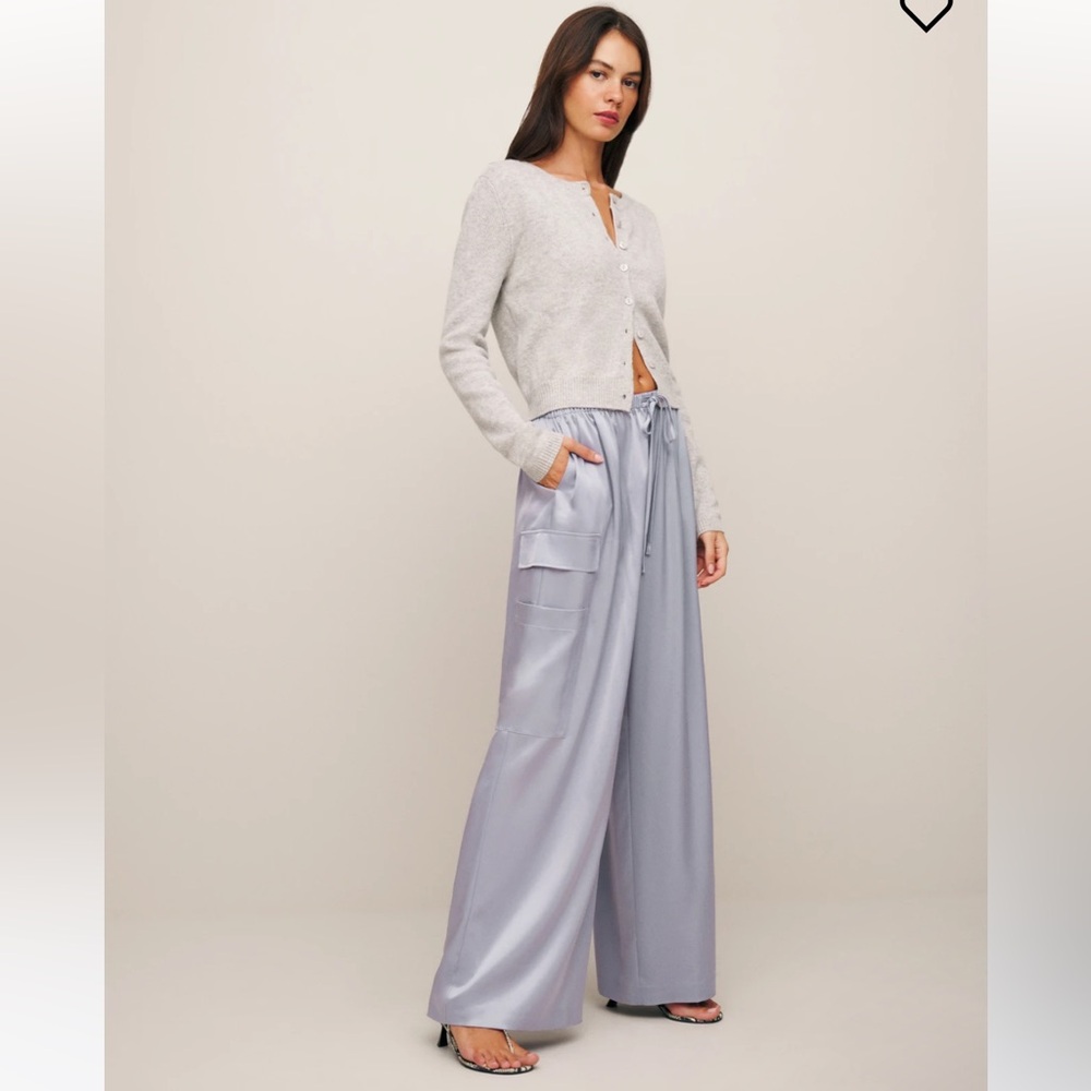 NEW reformation Ethan satin pant